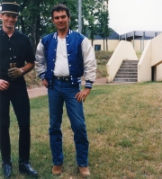 A Saumur avec Philippe Karl mon ancien prof au centre zootechnique de Rambouillet(78) l’exellence